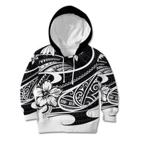 Polynesian Tribal Kid Hoodie Black LT6 Hoodie Black - Polynesian Pride