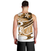 Polynesian Tribal Men Tank Top Gold LT6 - Polynesian Pride