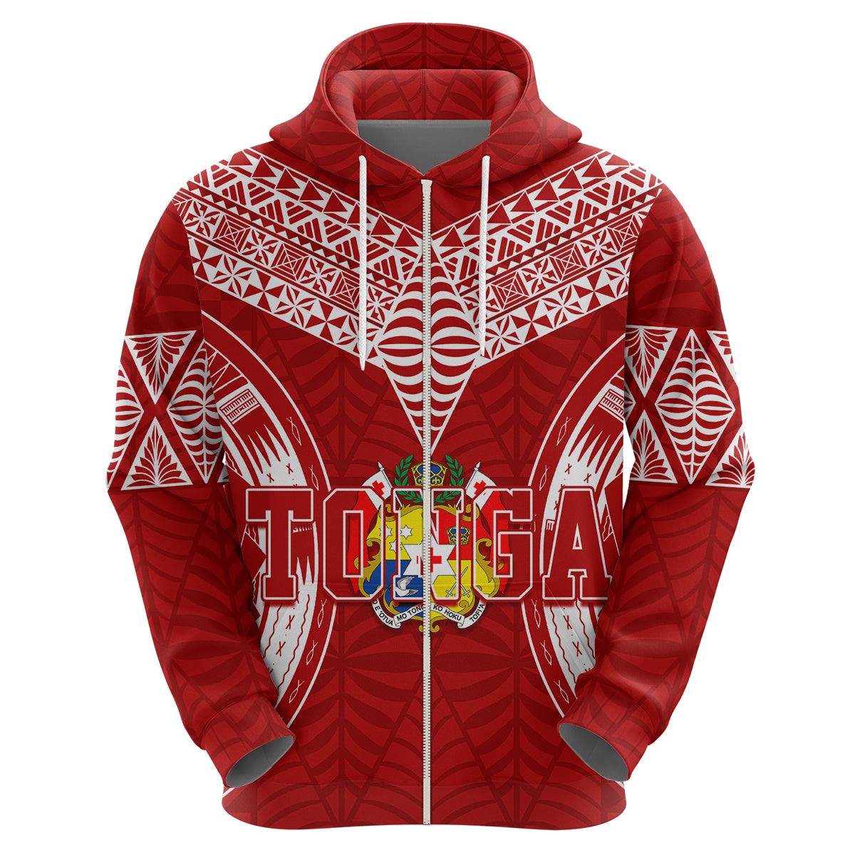 Custom Tonga Independence Day Hoodie Kupesi Pattern Mix Style LT7 - Polynesian Pride