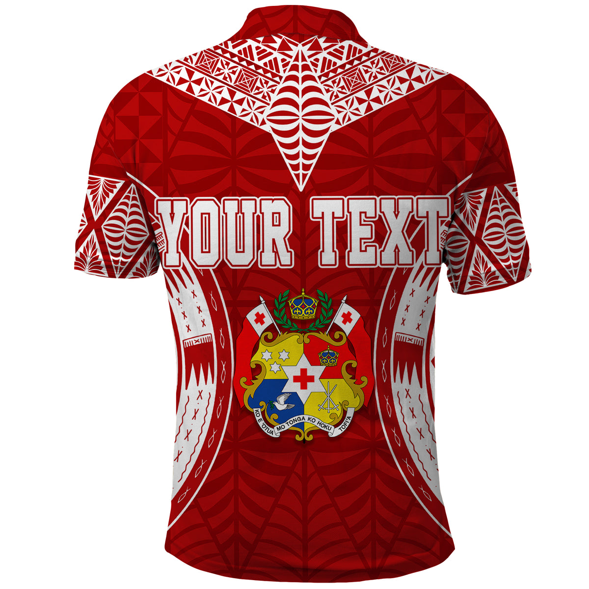 Custom Tonga Independence Day Polo Shirt Kupesi Pattern Mix Style LT7 - Polynesian Pride