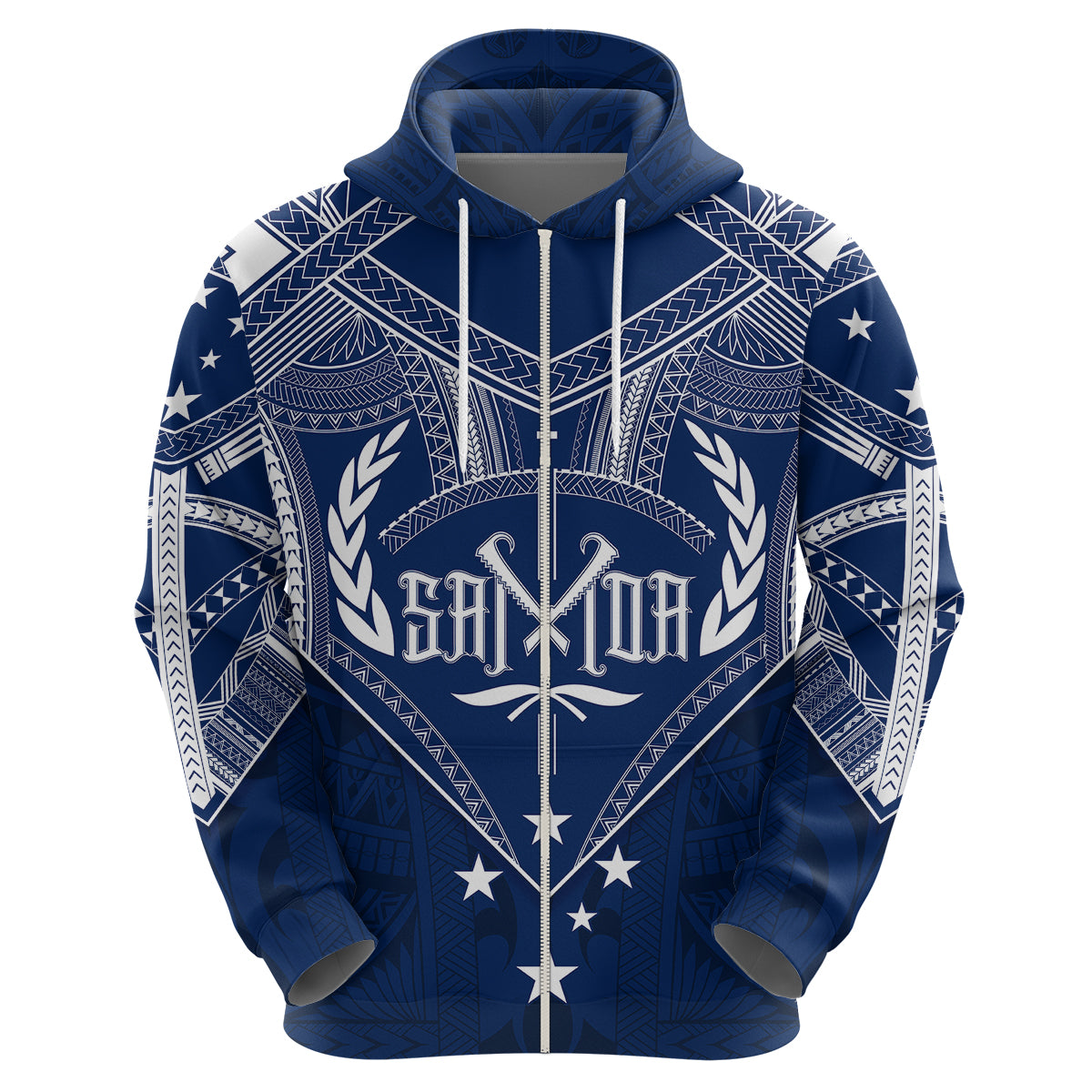 Custom Samoa Independence Day Hoodie Chest Tattoo Symbolic Style LT7 - Polynesian Pride