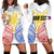 Personalised Philippines Independence Day Hoodie Dress Tribal Sun and Stars Ver 01 LT7 White - Polynesian Pride