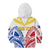 Personalised Philippines Independence Day Kid Hoodie Tribal Sun and Stars Ver 02 LT7 Zip Hoodie White - Polynesian Pride