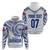 Custom Samoa Rugby Hoodie Manu Samoa Gradient White LT7 Pullover Hoodie White - Polynesian Pride