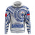 Custom Samoa Rugby Hoodie Manu Samoa Gradient White LT7 - Polynesian Pride