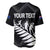 Personalised New Zealand Football Ferns Baseball Jersey Women's World Cup 2023 Sporty Vibes LT7 - Polynesian Pride