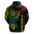 Custom Vanuatu Hoodie Turtle Chest Tattoo Flag Color LT7 - Polynesian Pride