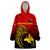 (Custom Personalised) Papua New Guinea Barramundis Cricket Wearable Blanket Hoodie Birds Of Paradise Paradisaea Raggiana Original - Red LT8 Unisex One Size - Polynesian Pride