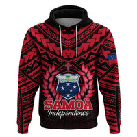 Samoa Independence Day Hoodie Ulafa Polynesian Unique Red No1 LT9 - Polynesian Pride