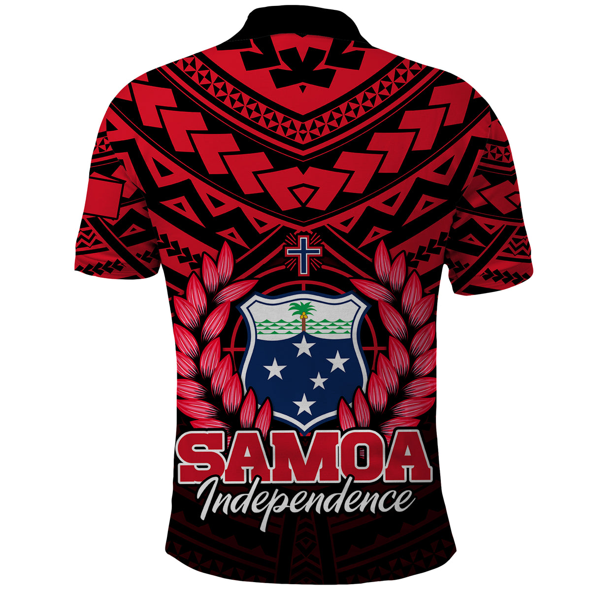 Samoa Independence Day Polo Shirt Ulafa Polynesian Unique Red No1 LT9 - Polynesian Pride