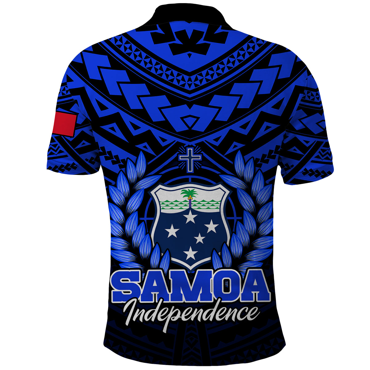 Samoa Independence Day Polo Shirt Ulafa Polynesian Unique Blue No1 LT9 - Polynesian Pride