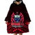 (Custom Personalised) Samoa Independence Day Wearable Blanket Hoodie Ulafa Polynesian Unique Red No2 LT9 - Polynesian Pride