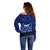 (Custom Personalised) Samoa Independence Day Off Shoulder Sweater Ulafa Polynesian Unique Blue No1 LT9 - Polynesian Pride