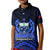 (Custom Personalised) Samoa Independence Day Kid Polo Shirt Ulafa Polynesian Unique Blue No2 LT9 Kid Blue - Polynesian Pride