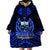 (Custom Personalised) Samoa Independence Day Wearable Blanket Hoodie Ulafa Polynesian Unique Blue No3 LT9 - Polynesian Pride