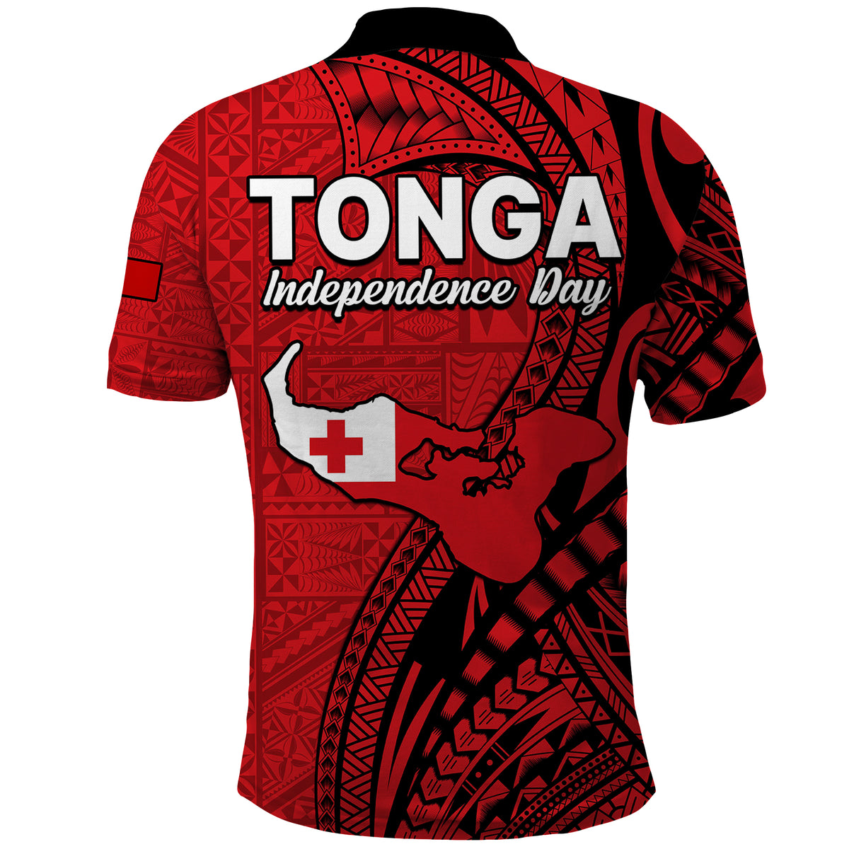 Tonga Independence Anniversary Polo Shirt Tongan Tribal Pattern Unique Version LT9 - Polynesian Pride
