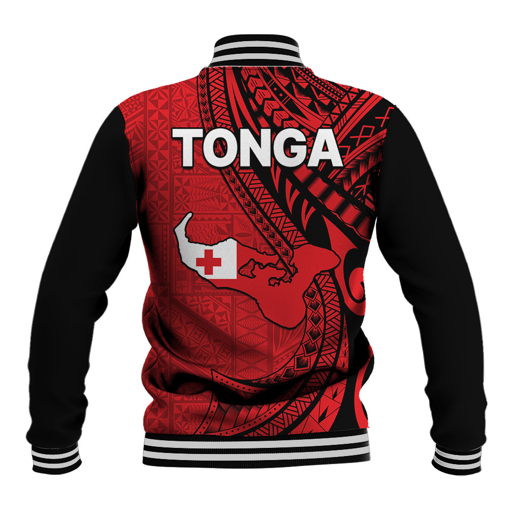Polynesian Tonga Baseball Jacket Tribal Pattern Unique Version LT9 - Polynesian Pride