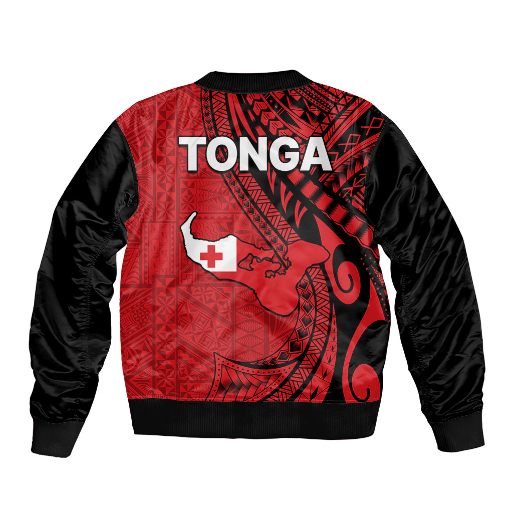 Polynesian Tonga Bomber Jacket Tribal Pattern Unique Version LT9 - Polynesian Pride
