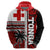 Custom Tonga Kupesi Ngatu Hoodie Proud Tonga with Flag and Palm Tree LT9 - Polynesian Pride