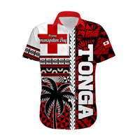 (Custom Personalised) Tonga Independence Day Hawaiian Shirt Proud Tongan Emancipation with Kupesi Ngatu LT9 - Polynesian Pride