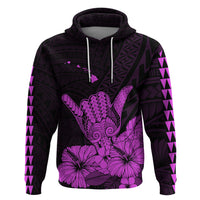 Hawaii Shaka Sign Hoodie Purple Version LT9 - Polynesian Pride