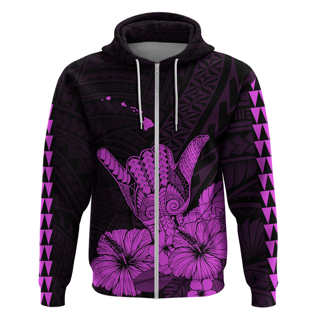 Hawaii Shaka Sign Hoodie Purple Version LT9 - Polynesian Pride