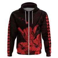 Hawaii Shaka Sign Hoodie Red Version LT9 - Polynesian Pride
