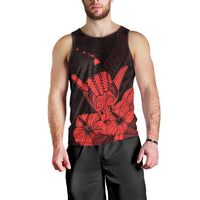 Hawaii Shaka Sign Men Tank Top Red Version LT9 - Polynesian Pride