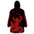 Hawaii Shaka Sign Wearable Blanket Hoodie Red Version LT9 - Polynesian Pride