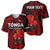 (Custom Personalised) Tonga ANZAC Day Baseball Jersey Lest We Forget Red Version LT9 Red - Polynesian Pride