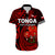 (Custom Personalised) Tonga ANZAC Day Hawaiian Shirt Lest We Forget Red Version LT9 - Polynesian Pride