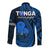 Tonga ANZAC Day Long Sleeve Button Shirt Lest We Forget Blue Version LT9 - Polynesian Pride