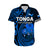 (Custom Personalised) Tonga ANZAC Day Hawaiian Shirt Lest We Forget Blue Version LT9 - Polynesian Pride