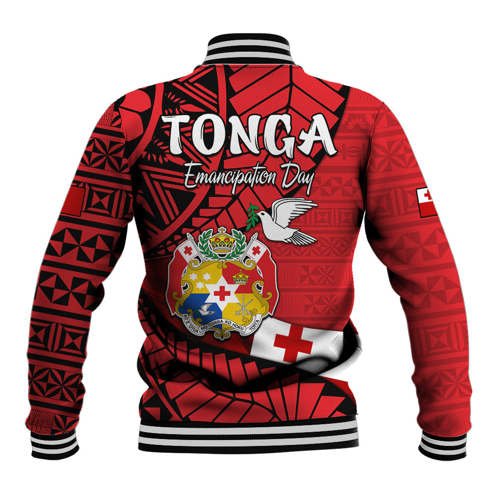 Tonga Emancipation Day Baseball Jacket Happy 53rd Independence Anniversary LT9 - Polynesian Pride