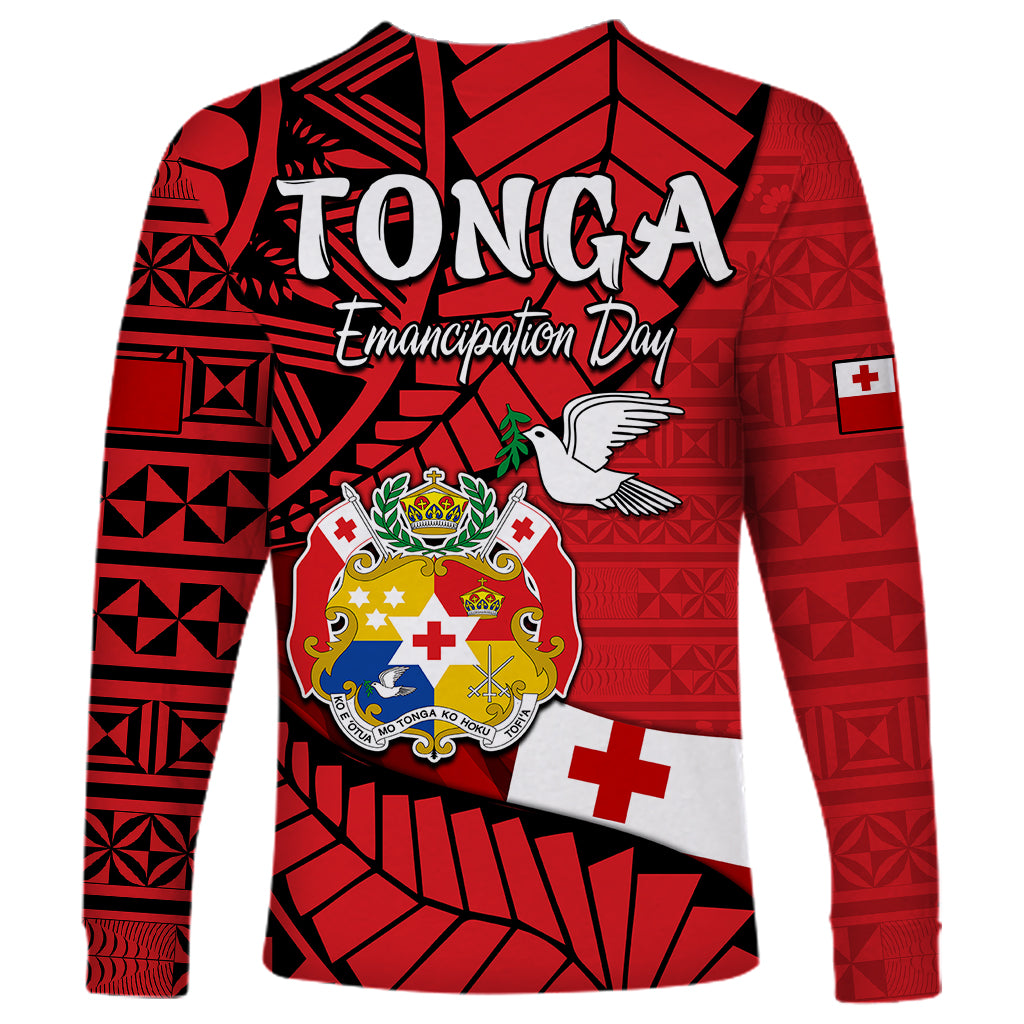 Tonga Emancipation Day Long Sleeve Shirt Happy 53rd Independence Anniversary LT9 - Polynesian Pride