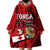 Tonga Emancipation Day Wearable Blanket Hoodie Happy 53rd Independence Anniversary LT9 - Polynesian Pride