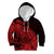 Polynesian Tahiti Island Kid Hoodie The Wave of Water - Red LT9 Hoodie Red - Polynesian Pride