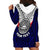 (Custom Personalised) American Samoa Hoodie Dress Bald Eagle with Polynesian Pattern LT9 - Polynesian Pride