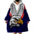 (Custom Personalised) American Samoa Wearable Blanket Hoodie Bald Eagle with Polynesian Pattern LT9 - Polynesian Pride