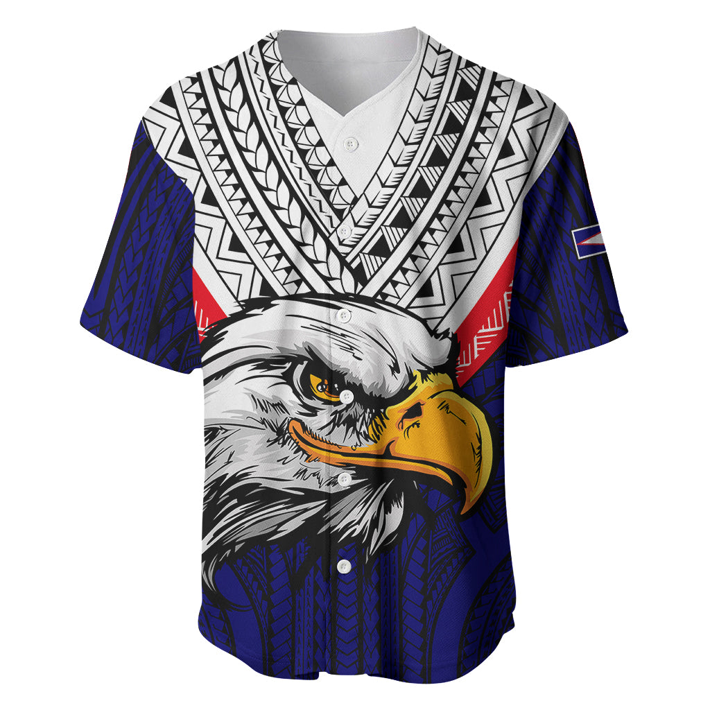 American Samoa Independence Day Baseball Jersey Simple Style LT9 - Polynesian Pride