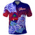 Guam Polo Shirt Polynesian Floral Tribal LT9 Gradient - Polynesian Pride