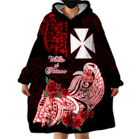 Wallis et Futuna Wearable Blanket Hoodie Polynesian Floral Tribal LT9 - Polynesian Pride