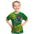 Cook Island Kid T Shirt Polynesian Floral Tribal LT9 Green - Polynesian Pride