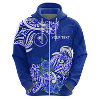 Custom FSM Chuuk State Hoodie Polynesian Floral Tribal LT9 - Polynesian Pride