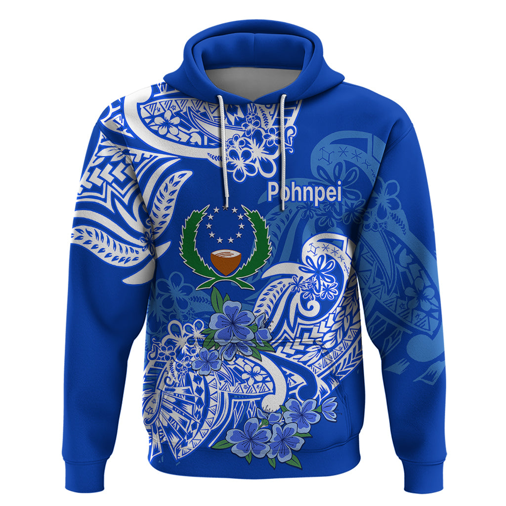 FSM Pohnpei State Hoodie Polynesian Floral Tribal LT9 - Polynesian Pride