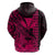 Custom Kakau Polynesian Tribal Hawaiian Turtle with Kanaka Maoli Pink Hoodie LT9 - Polynesian Pride