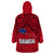 Polynesian Independent State of Samoa Red Wearable Blanket Hoodie LT9 - Polynesian Pride