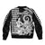 (Custom Personalised) Aloha Hula Girl Hawaiian Tribal and Simple Kakau Sleeve Zip Bomber Jacket LT9 - Polynesian Pride