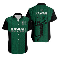 Hawaii Volleyball Hawaiian Shirt Hawaiian Kakau Green Style LT14 Green - Polynesian Pride