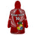 (Custom Text And Number) Tonga Rugby Wearable Blanket Hoodie Mate Maa Tonga Pacific Tongan Ngatu LT14 - Polynesian Pride